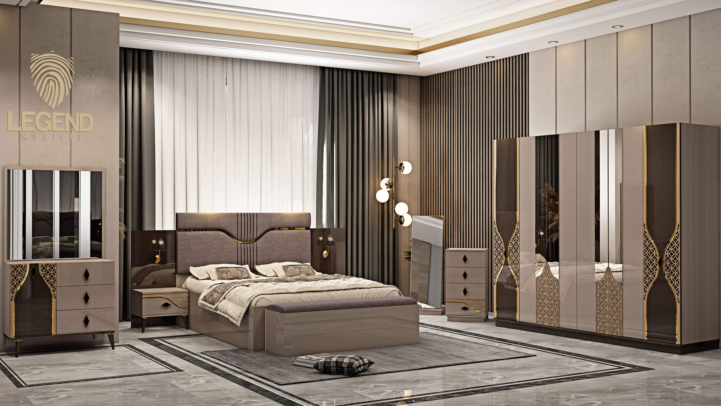 DERYA BEDROOM SET